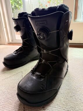 Men's K2 Black BOA Snowboard Boots - Maysis US 11